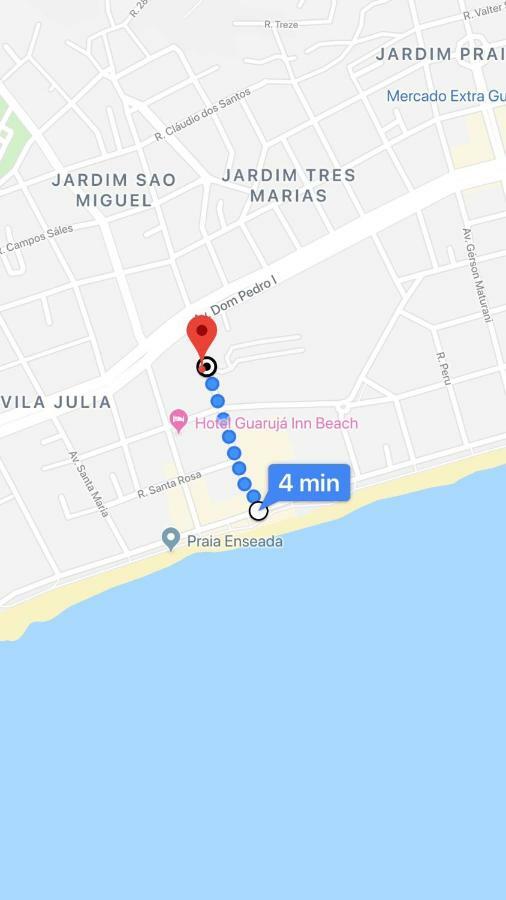 Apto A 2 Min A Pe Da Praia - Edificio Monte Carmel 瓜鲁雅 外观 照片